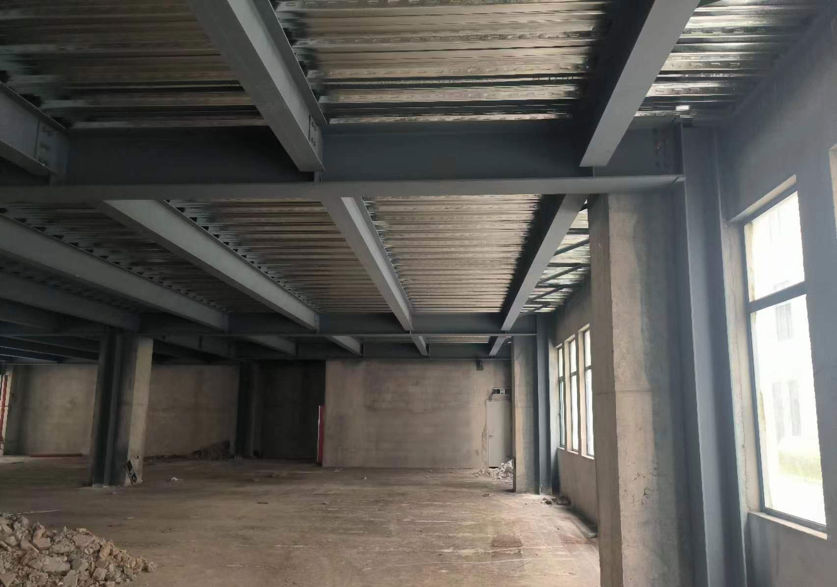 浦東臨港廠房裝修鋼結構搭建,鋼平臺隔層施工-上海榮欽建筑公司