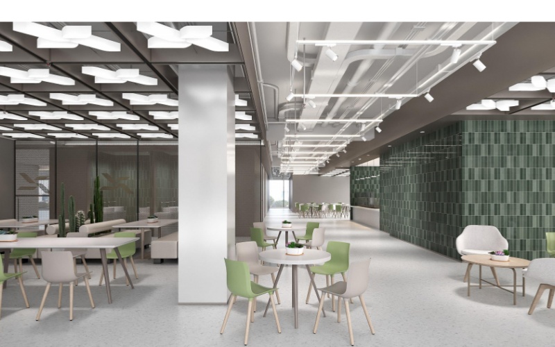 上海閔行辦公樓設(shè)計(jì)辦公室裝修案例效果圖